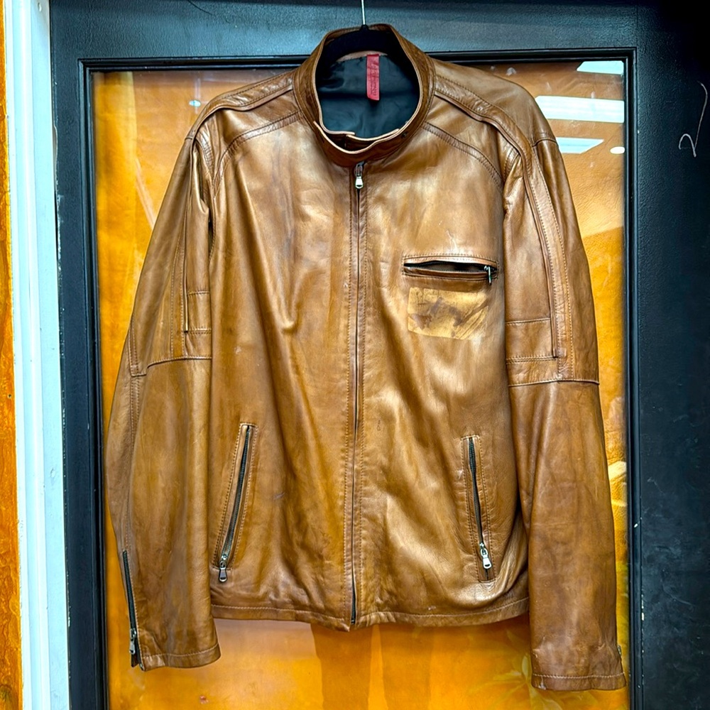 Authentic Italian leather jacket